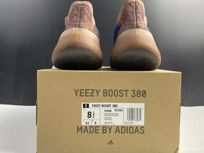 hype FZ4986 AZURE 380 ADIDAS BOOST YEEZY 0527